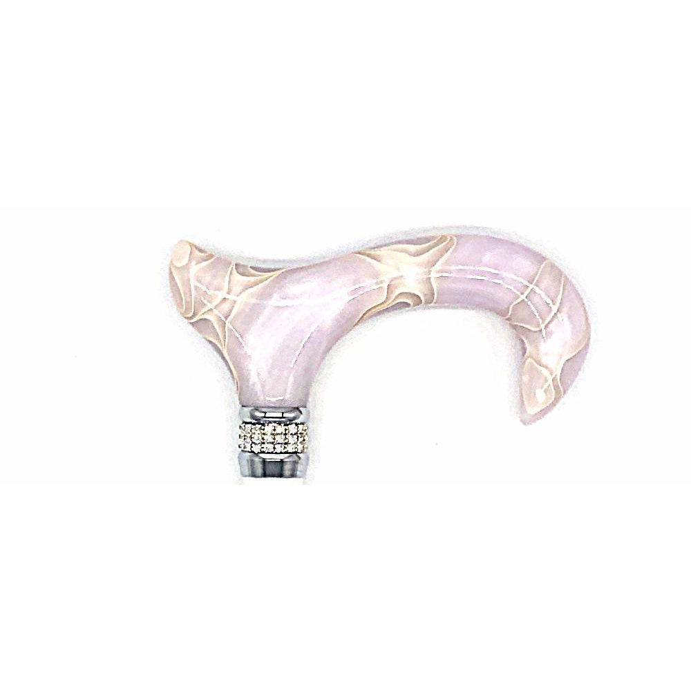 Graceful Lace Designer Adjustable Folding Cane w/ Rhinestone collar –  RoyalCanes