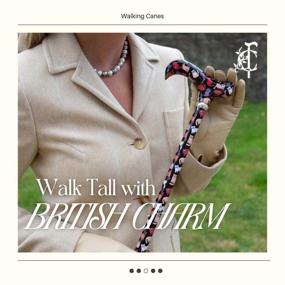 Walk Tall with Classic British Charm: A Guide to Cane Etiquette and Style