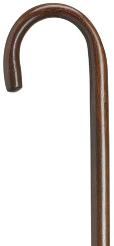 Classy Walking Cane 7/8 inch Crook in Walnut 36 inches tall-Classy Walking Canes