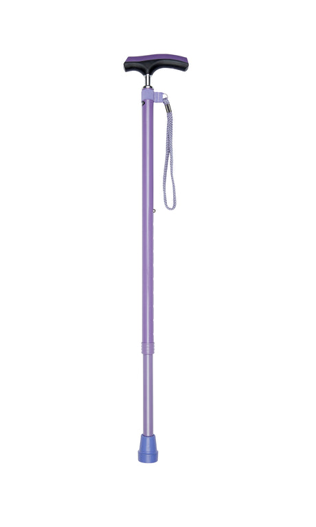 Adjustable Cane in Lilac with Comfy Grip Handle-Classy Walking Canes