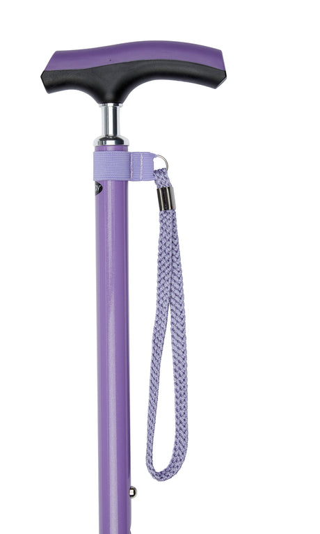 Adjustable Cane in Lilac with Comfy Grip Handle-Classy Walking Canes