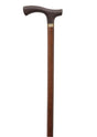 Soft Touch Silicone Fritz Handle Cane in Brown-Classy Walking Canes