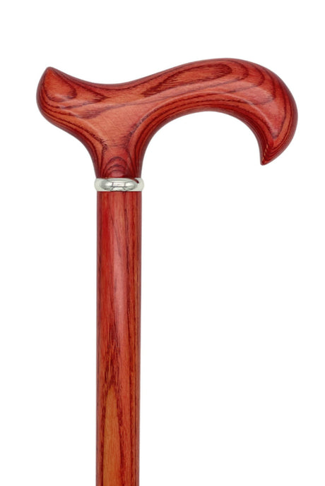 Tuscan Sienna Red with Derby Handle-Classy Walking Canes