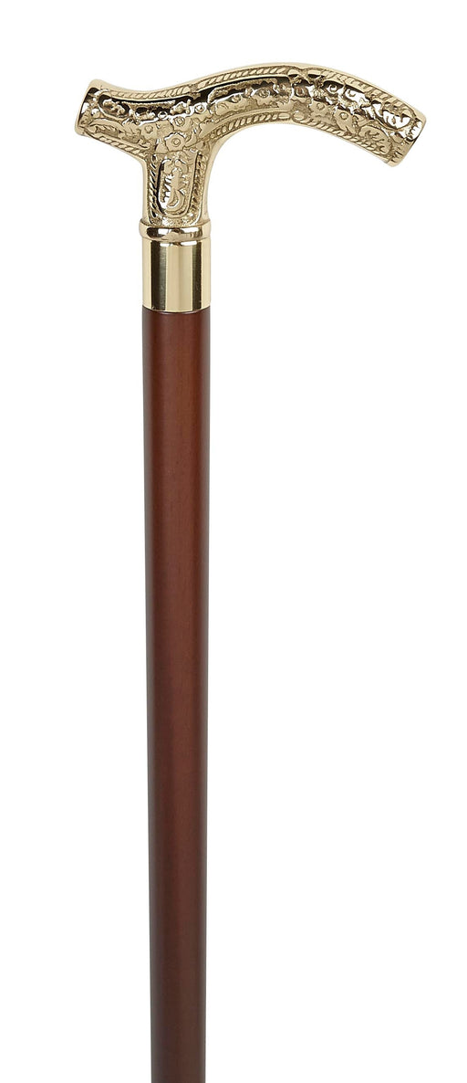 Buy Brass Anvil Handle Royal Wood Walking Stick Cane 3 fold Open
