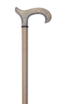 Natural Eco Derby Cane in Stone Grey-Classy Walking Canes