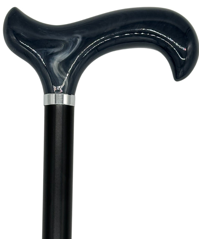 Tall Adjustable Classy Cane in Black 29" to 39"-Classy Walking Canes