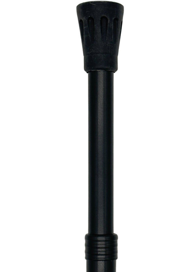 Tall Adjustable Classy Cane with Red Derby Leather Handle 29" to 39"-Classy Walking Canes