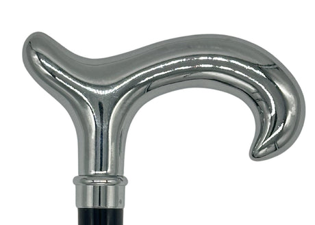 Classy Canes Smooth Chrome Derby from Italy-Classy Walking Canes