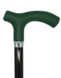 Classy Cane with Evergreen Fritz Style Handle in Italian Leather-Classy Walking Canes