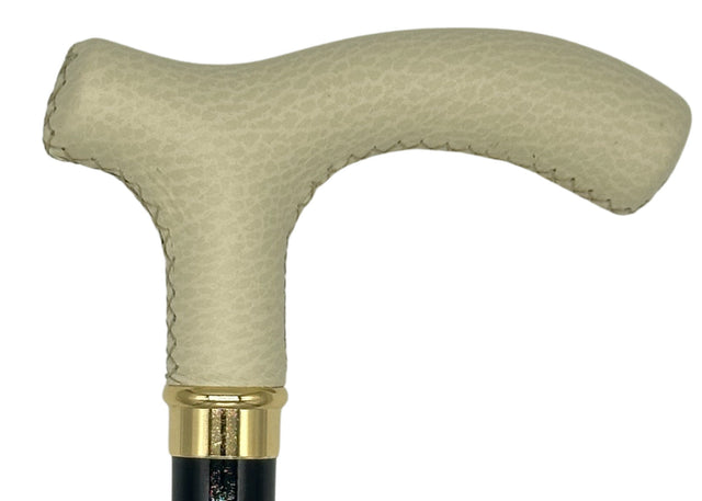 Classy Fritz with Ivory Italian Leather -Limited Addition-Classy Walking Canes