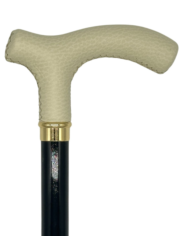 Classy Fritz with Ivory Italian Leather -Limited Addition-Classy Walking Canes