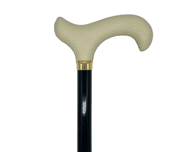 Classy Derby with Ivory Italian Leather-Limited Addition-Classy Walking Canes