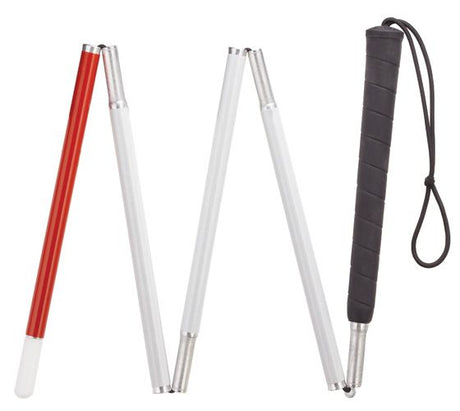 Non-Adjustable Visually Impaired Folding Cane-Classy Walking Canes