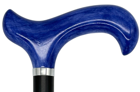 Tall Adjustable Classy Cane in Blue 29" to 39"-Classy Walking Canes