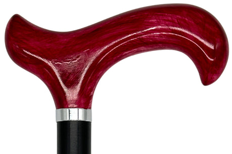 Tall Adjustable Classy Cane in Burgundy 29" to 39"-Classy Walking Canes