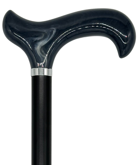 Tall Adjustable Classy Cane in Grey Horn 29" to 39"-Classy Walking Canes