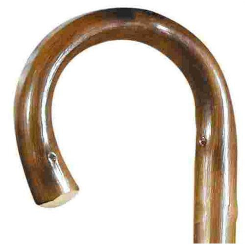 Gents Scorched Chestnut Crook-Classy Walking Canes