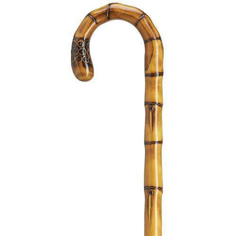 Genuine Chestnut Carved Root Nose-Classy Walking Canes