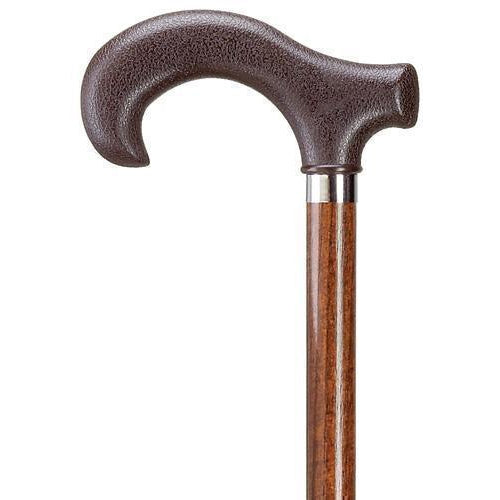 Men's Derby Hook Shape Walnut-Classy Walking Canes