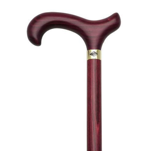 Men's Fritz Handle Wood Cane - Brown Stain