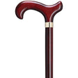 Ladies Derby Handle in Burgundy-Classy Walking Canes