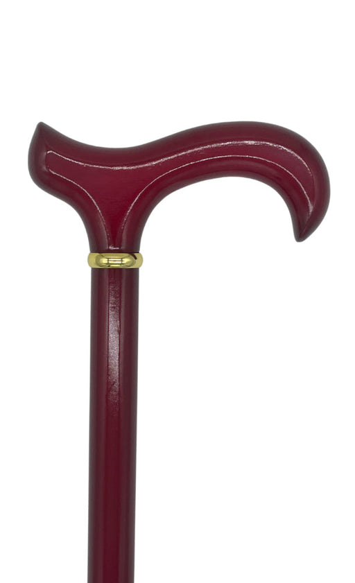 Wooden Walking Cane with Crook Handle
