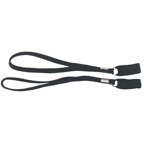 Classy Walking Canes Black Elastic Wrist Strap - Pair-Classy Walking Canes