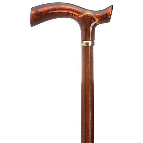 Derby Handle Harvey Walking Cane with Ice Pick