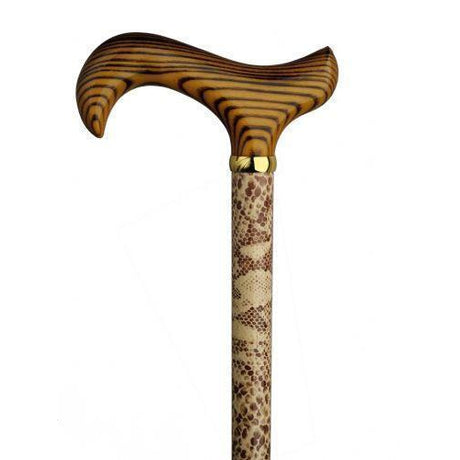 Snakeskin Derby Handle-Classy Walking Canes